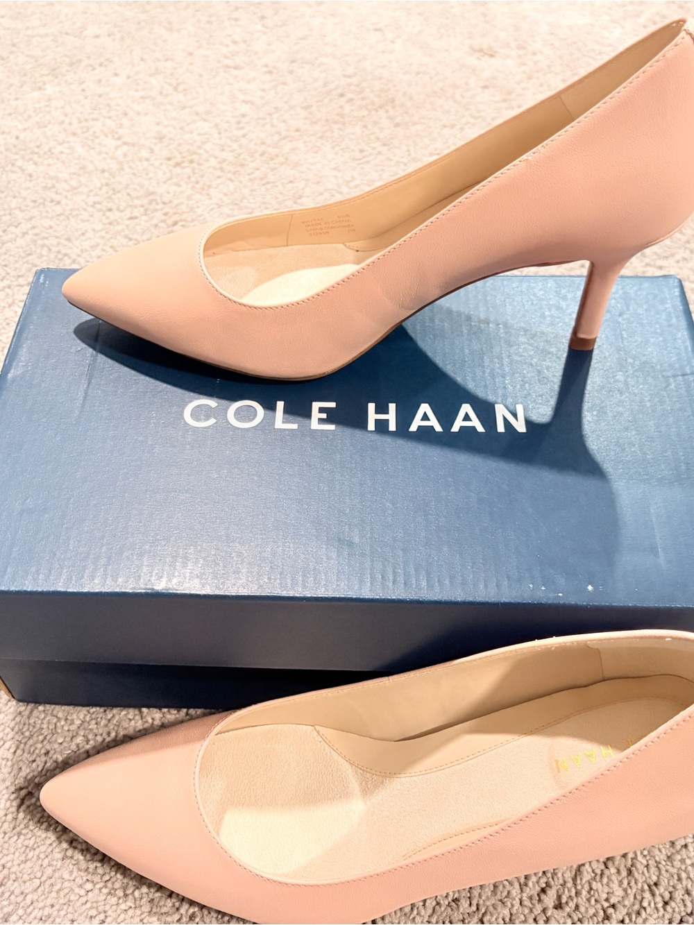 Cole Haan light pink heels